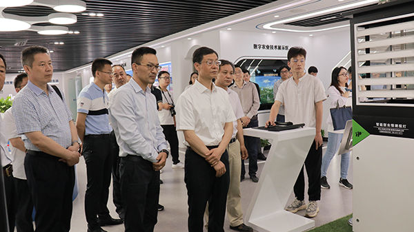 謝建華主任一行還參觀了性爱视频在线观看麻豆智慧展廳 謝建華主任一行還參觀了性爱视频在线观看麻豆智慧展廳