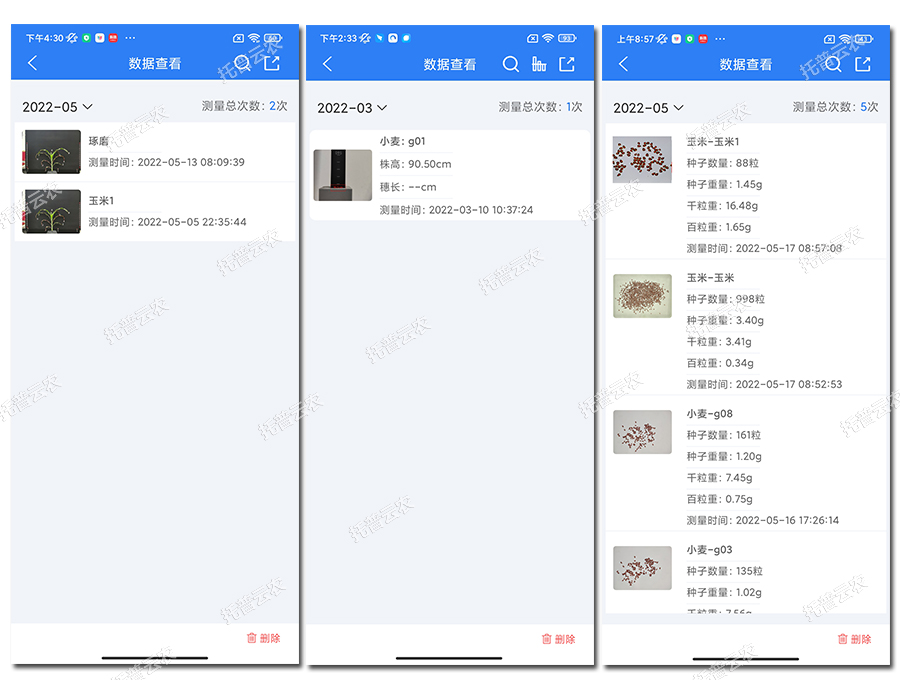 玉米表型檢測儀數據分析 玉米表型檢測儀數據分析